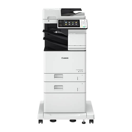 Canon iR ADV 525 / 615 / 715 II Serie Canon iR ADV 525 / 615 / 715 II Serie